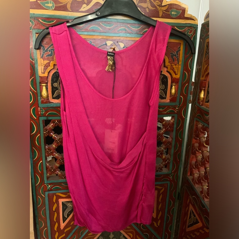 Bebe Women's Pink Sleeveless Top